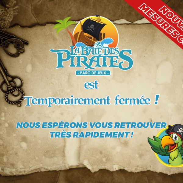 Fermeture temporaire du parc suite aux nouvelles mesures COVID